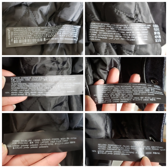 Zara Mens Denim Zip/Button Baseball Jacket NWT - Picture 8 of 8